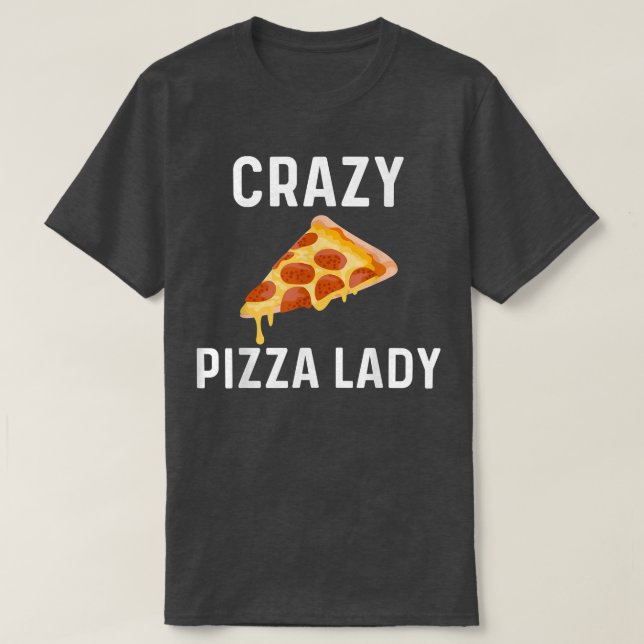 Camiseta Designs De Pizza Engraçadas Para Mulheres Mãe Comi (Frente do Design)