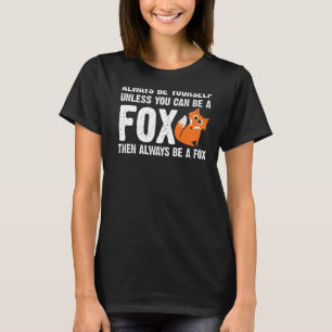 Camiseta Designs De Raposa Para Homens Raposa Raposa Animai