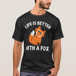 Camiseta Designs De Raposa Para Homens Raposa Raposa Animai