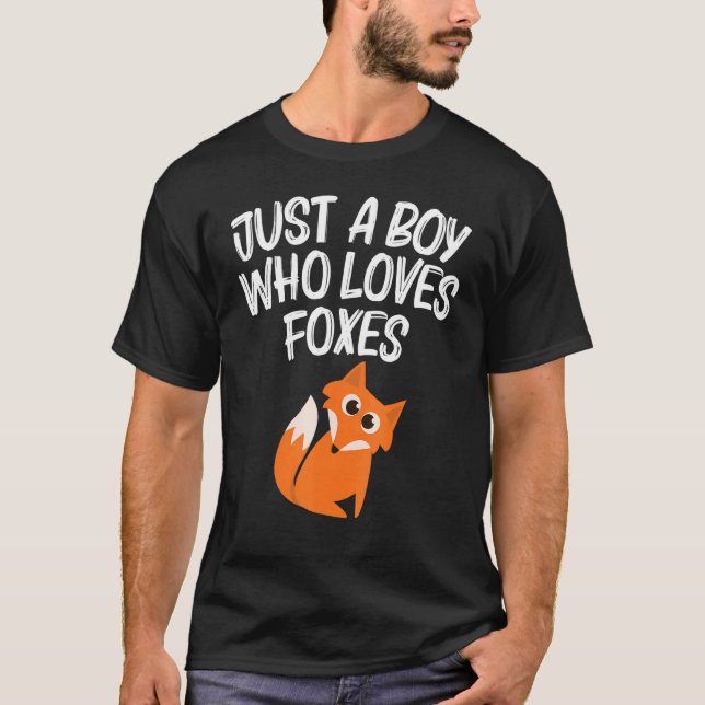 Camiseta Designs De Raposa Para Rapazes Raposas Raposas Rap (Frente)