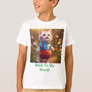 Camiseta Designs de Reprodução de Gatinhos