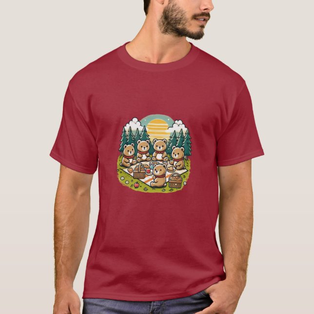 Camiseta Designs de T-Shirt com necessidades de urso (Frente)