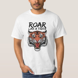 Camiseta Designs de tigres brancos para entusiastas