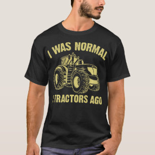 Camiseta Designs De Trator Corta Para Homens, Fazenda De Ca