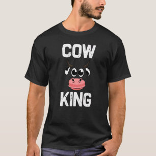 Camiseta Designs De Vaca Para Homens Pais De Bovinos Fazend