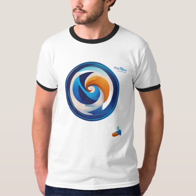 Camiseta Designs de Vórtice Espacial (Frente)