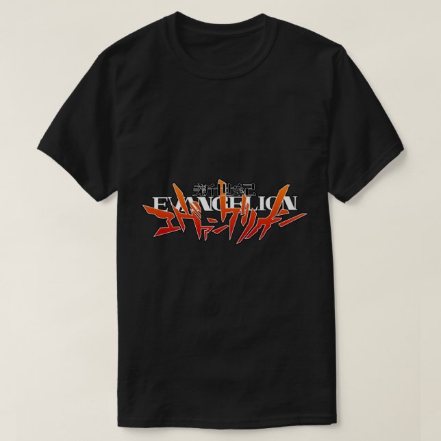 Camiseta Designs do logotipo Neon Genesis Evangelion Classi (Frente do Design)