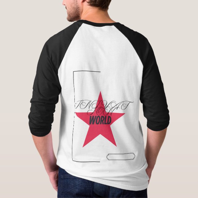 Camiseta Designs do mundo estrela (Verso)
