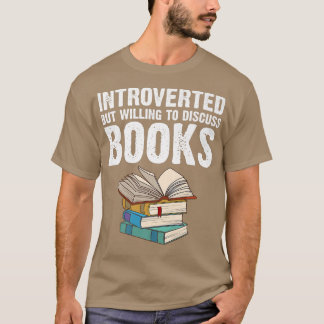 Camiseta Designs Engraçadas De Livro Para Mulheres Homens B