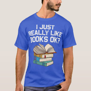 Camiseta Designs Engraçadas De Livro Para Mulheres Homens B