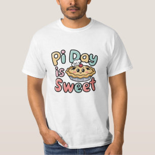 Camiseta Designs Engraçadas e Negrito do Dia Pi