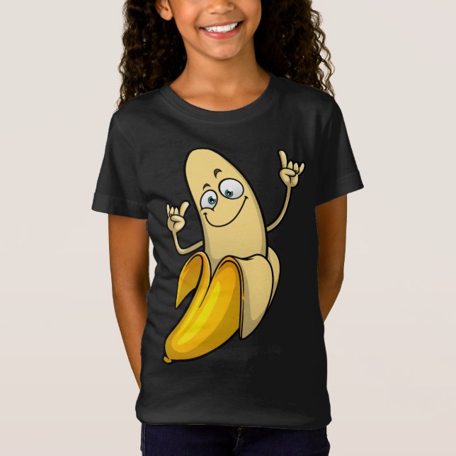 Camiseta Designs Engraçados De Banana Para Homens Frutas Lo (Frente)