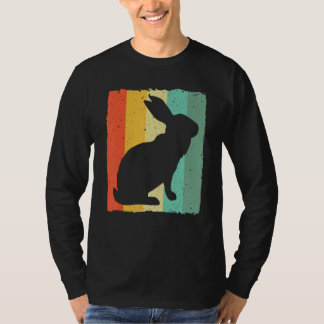 Camiseta Designs Engraçados De Coelho Vintage Para Crianças