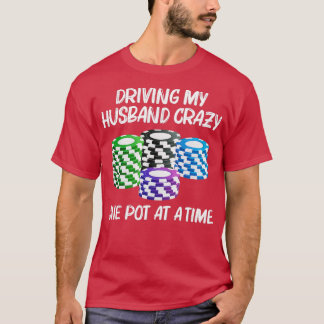 Camiseta Designs Engraçados De Poker Para O Jogo Do Cartão