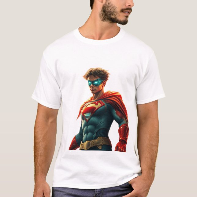 Camiseta Designs Epic Super-Herói - Disponíveis em T-Shirts (Frente)