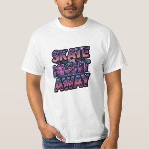 Camiseta Designs exclusivos para ventiladores de patinação