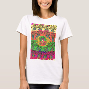 Camiseta Designs florais bonitas e adoráveis.