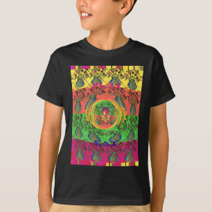 Camiseta Designs florais bonitas e adoráveis.