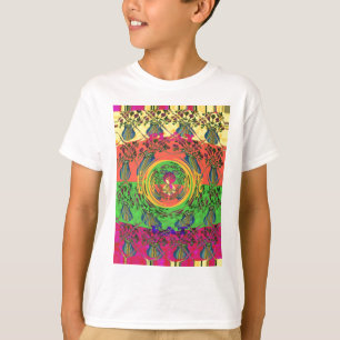 Camiseta Designs florais bonitas e adoráveis.