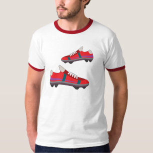Camiseta Designs legal de T-hirt (Calçados de futebol)