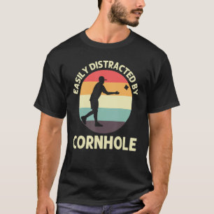 Camiseta Designs Para Homens Mulheres Bean Bag Toss Pla
