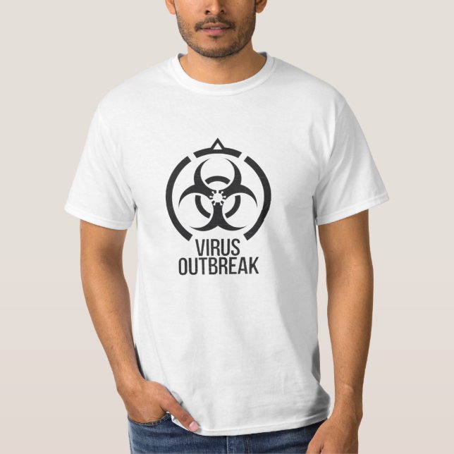 Camiseta Designs para ventiladores de perigo biológico (Frente)