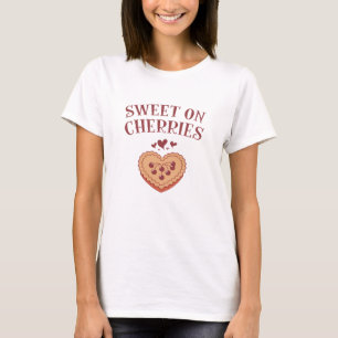 Camiseta Designs sensíveis a cereja para os ventiladores de