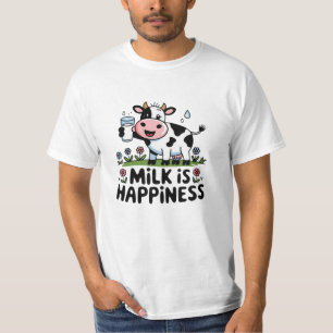 Camiseta Designs únicos para ventiladores de leite