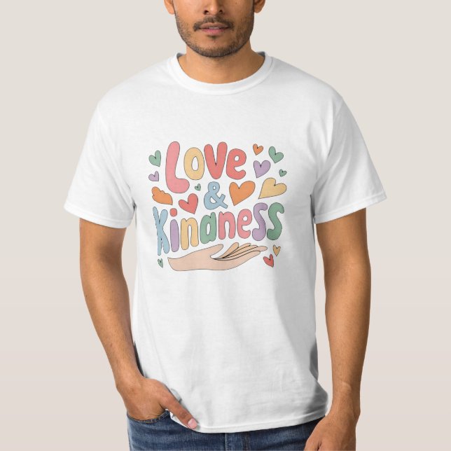 Camiseta Designs Whimsical Inspirados no Amor (Frente)