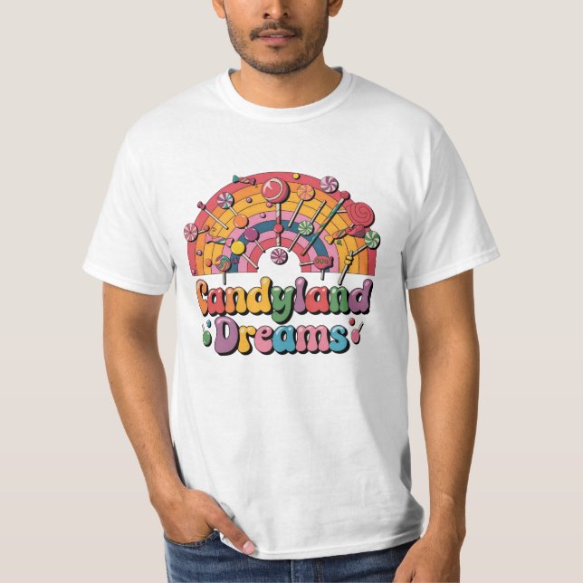 Camiseta Designs Whimsical para Entusiastas de Doces (Frente)
