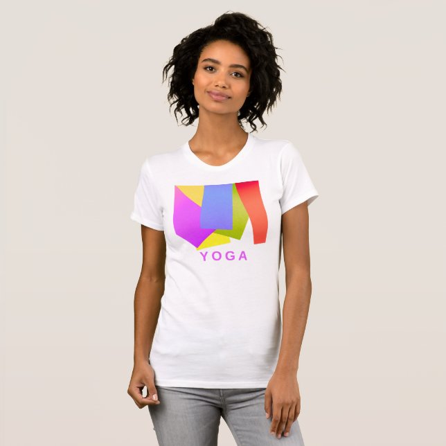 Camiseta Designs Yoga Mat (Frente Completa)