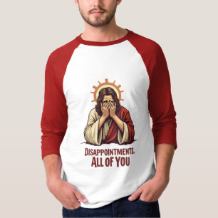 Camiseta Desilusões De Todos Vocês - Engraçado Facepalm De
