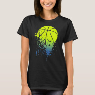 Camiseta Desintegrando Gráfico Urbano Neon Green Basball