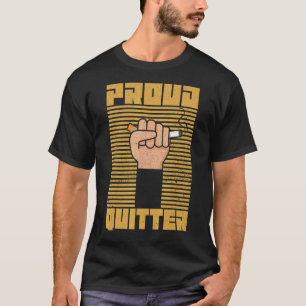 Camiseta Desistente Orgulhoso Por Um Cessador De Fumar