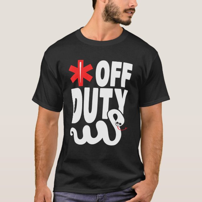 Camiseta Desligado - Paramedico Emt Ems (Frente)