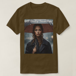 Camiseta Desligado Professor Chover Guarda-chuva-guarda-chu