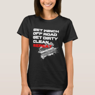 Camiseta Desligado Roading 4 X 4 All Wheel Drive Truck Car