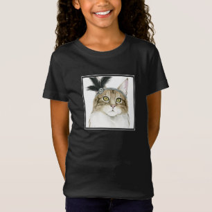 Camiseta Desligar Cat Adorados Com Penas