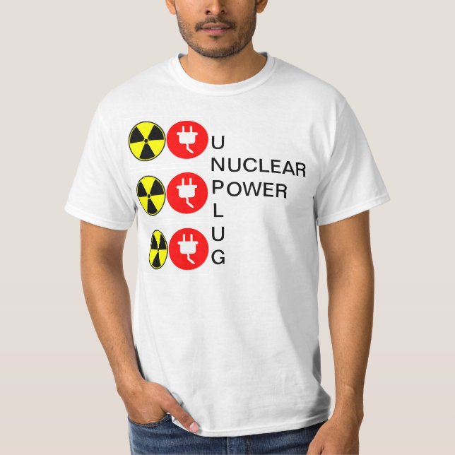 CAMISETA DESLIGAR ENERGIA NUCLEAR (Frente)