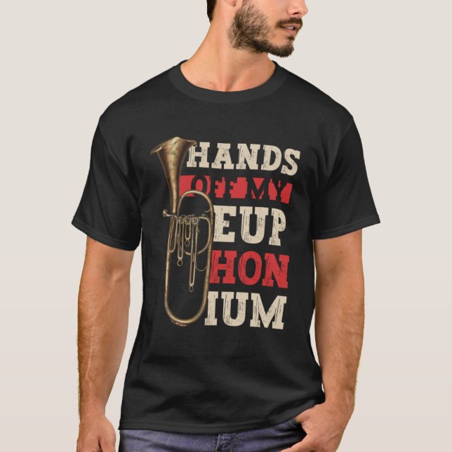 Camiseta Desligar Os Meus Instrumentos Eólicos Eufoniais De (Frente)