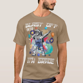 Camiseta Desligar Para O Espaço Do Astronauta Do Grau 6 De 