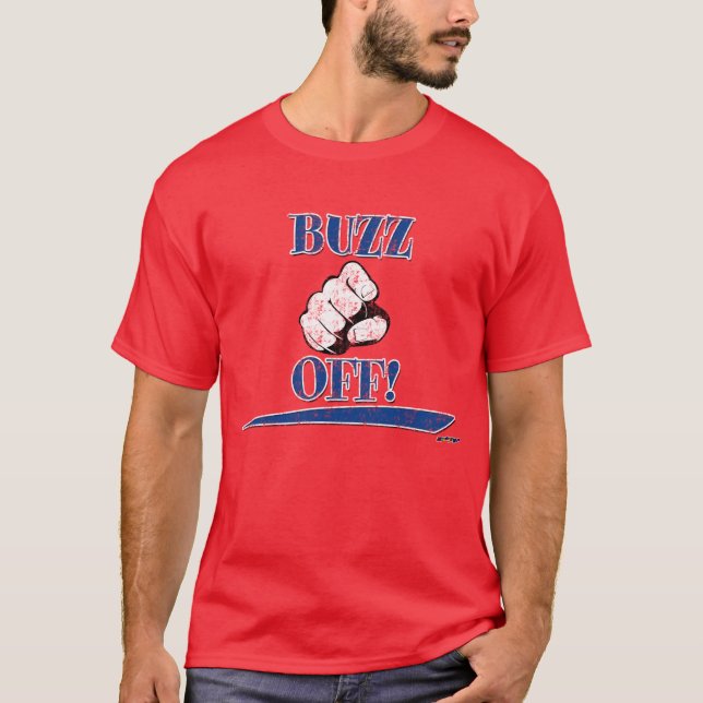 Camiseta Desligue! Azul (Frente)