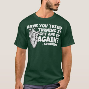 Camiseta Desligue E Ligue Novamente A Enfermeira Cardíaca A