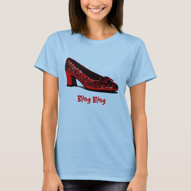 Camiseta deslizadores vermelhos, Bling Bling (Frente)