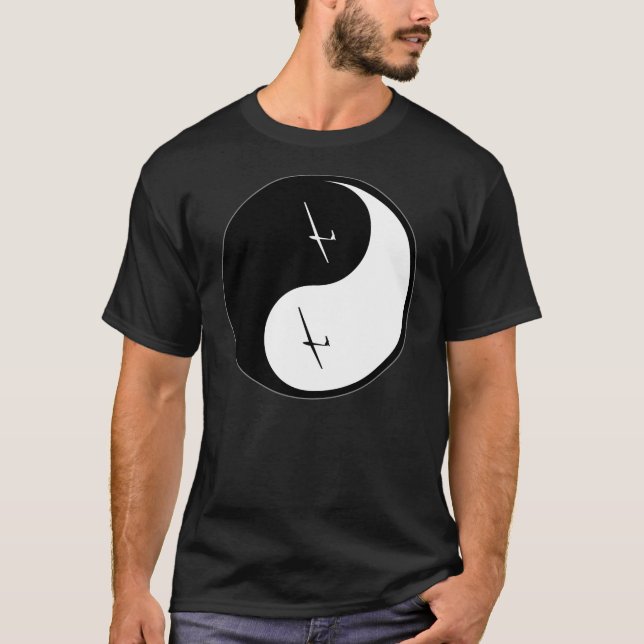 Camiseta Deslizamento de Yin Yang (Frente)