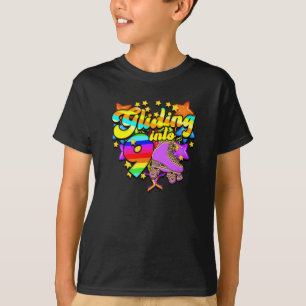 Camiseta Deslizando para 9 - patinação no gelo