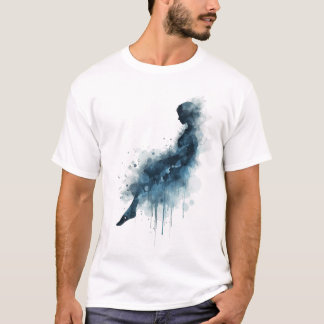 Camiseta Deslizando Para o Silêncio