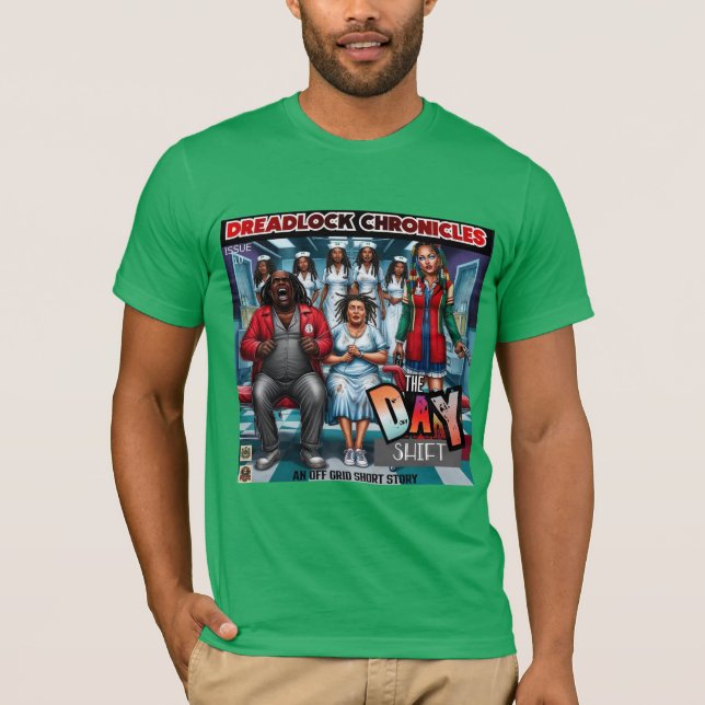 CAMISETA DESLOCAÇÃO DO DIA - DREADLOCK CHRONICLES PROBLEMA  (Frente)