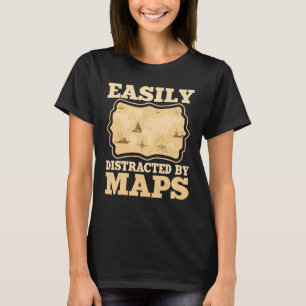 Camiseta Deslocado Facilmente Pelo Mapa De Professores Geog