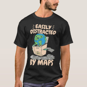 Camiseta Deslocado Facilmente Pelo Professor De Geografia M